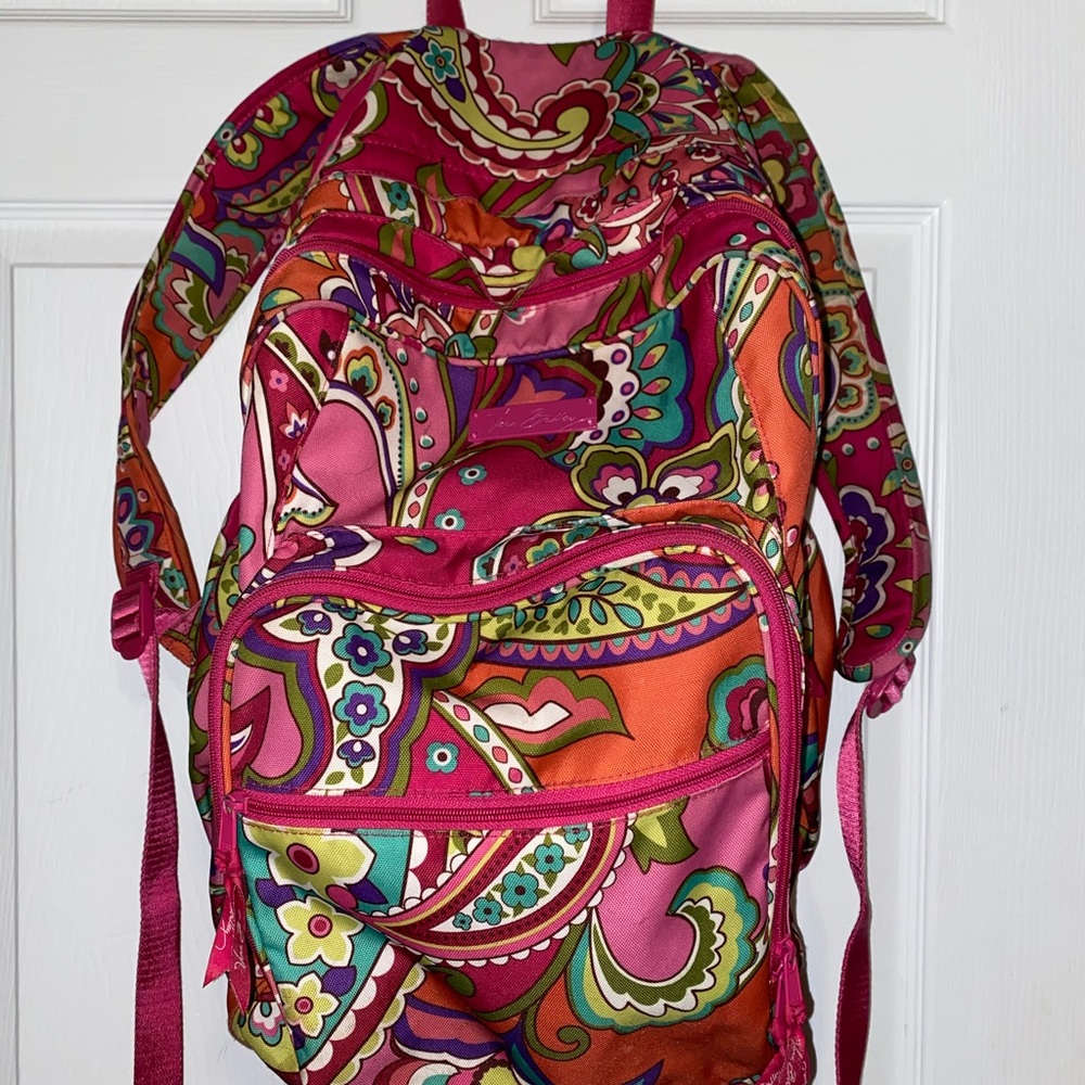Large Vera Bradley Campus Backpack